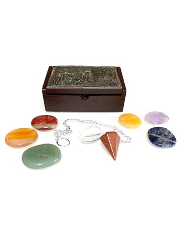 CAIXA DE REIKI EM MADEIRA